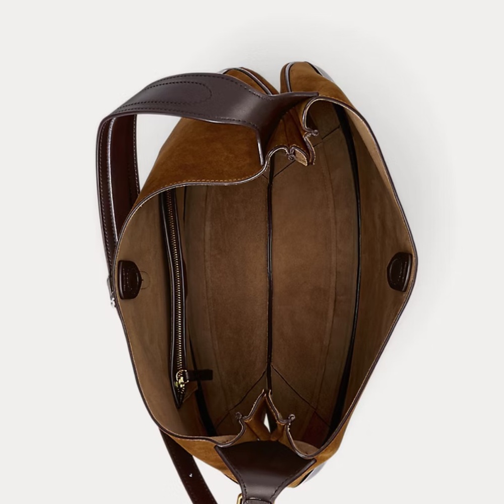 Ralph Lauren Brown and Black ID Bag - Picture 4 of 6